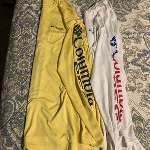 Two Columbia PFG long sleeve